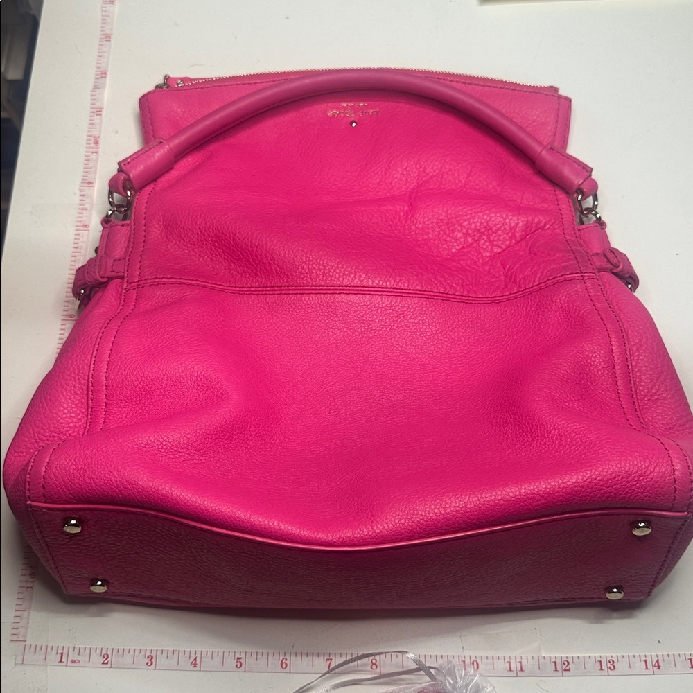 Kate Spade Pink Pebbled Leather Crossbody - Picture 8 of 11